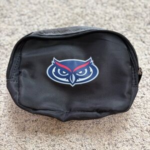 FAU Florida Atlantic Owls Small Black Pouch / Bag